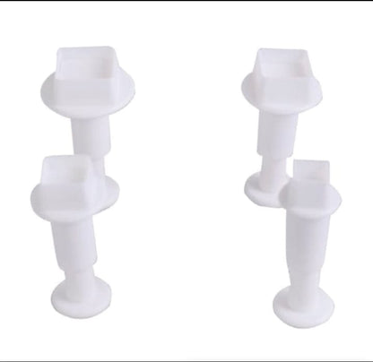 4pcs Square Plunger Cutter