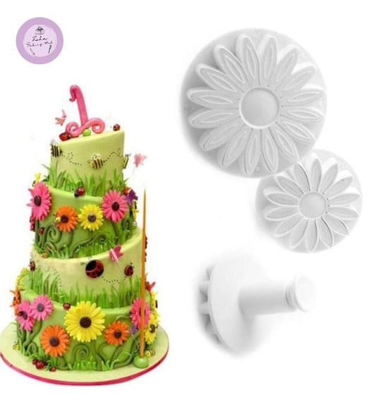 3pcs Sunflower Plunger Cutter