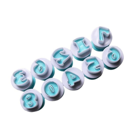 0-9 Numbers Plunger Cutter