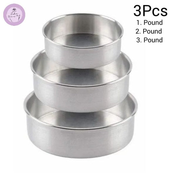 3pcs Round Cake Pan Set