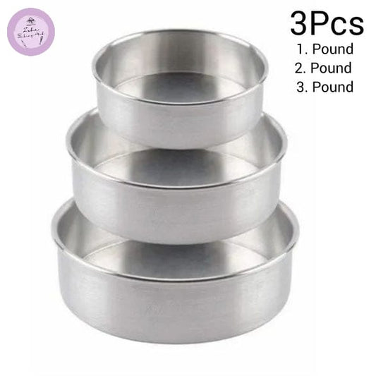 3pcs Round Cake Pan Set