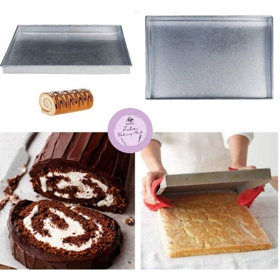 10x14 Rectangular Swiss Roll Tray