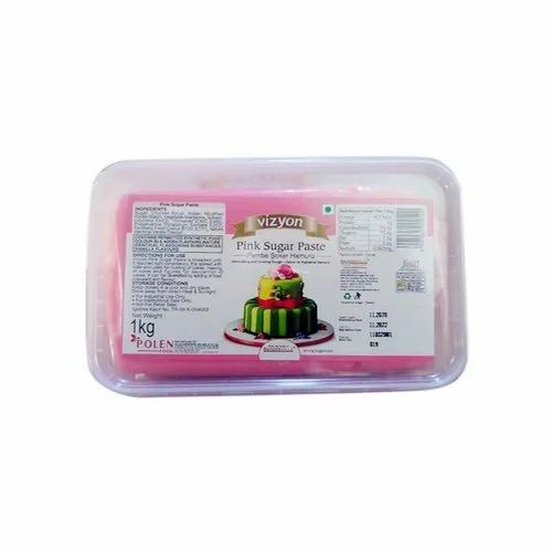 Vizyon Pink Fondant Sugar Paste 1kg