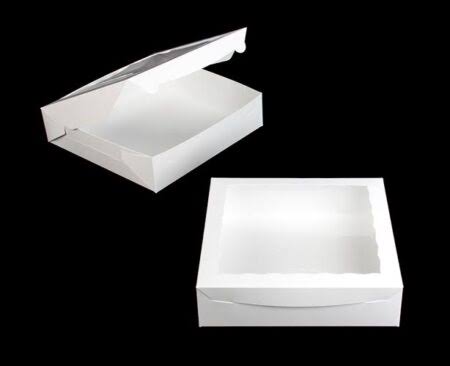 12 Brownie White Window Box