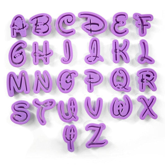 26pcs Disney Alphabet Cutter Set