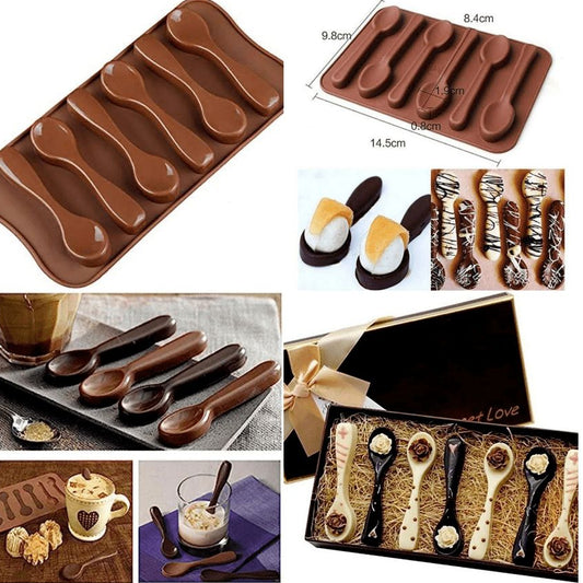 Spoon Silicon Chocolate Mould