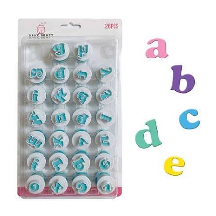Lowercase Alphabet Plunger Cutter