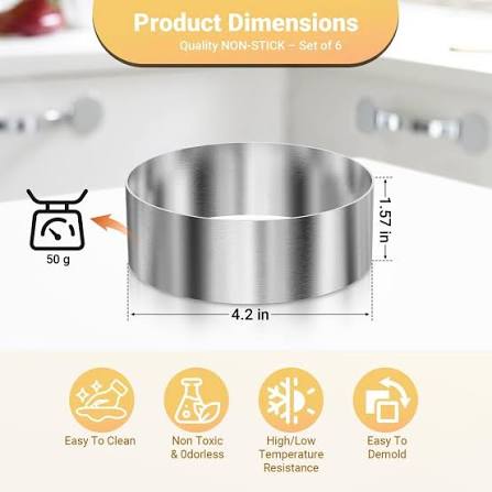 Stainless Steel Bun Ring