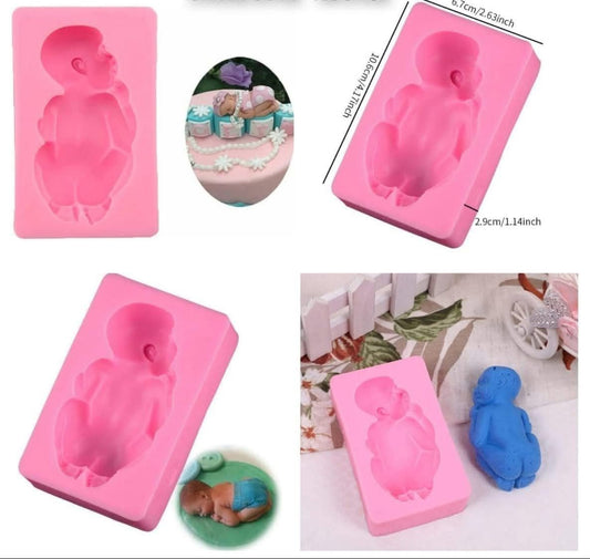 Sleeping Baby Silicone Fondant Mold