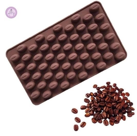 55 Cavity Coffee Beans Chocolate Mold