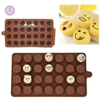 28 Cavity Emoji Style Chocolate Mold