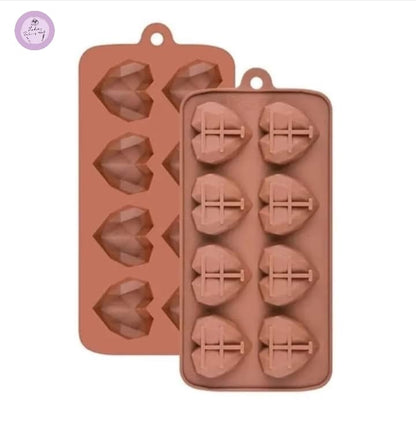 8 Cavity Heart Pinata Silicone Mold