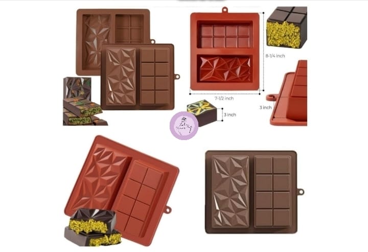 Kunafa Chocolate Mold 2 Cavity