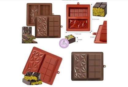 Kunafa Chocolate Mold 2 Cavity