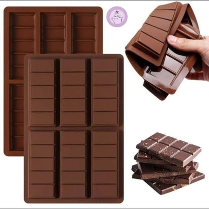 Rectangular 6 Cavities Kunafa Chocolate Mold