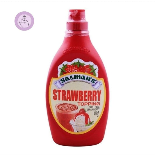 Salman's Strawberry Syrup For Topping 623g
