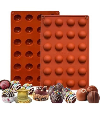 24 Cavity Small Sphere Silicone Chocolate Mold