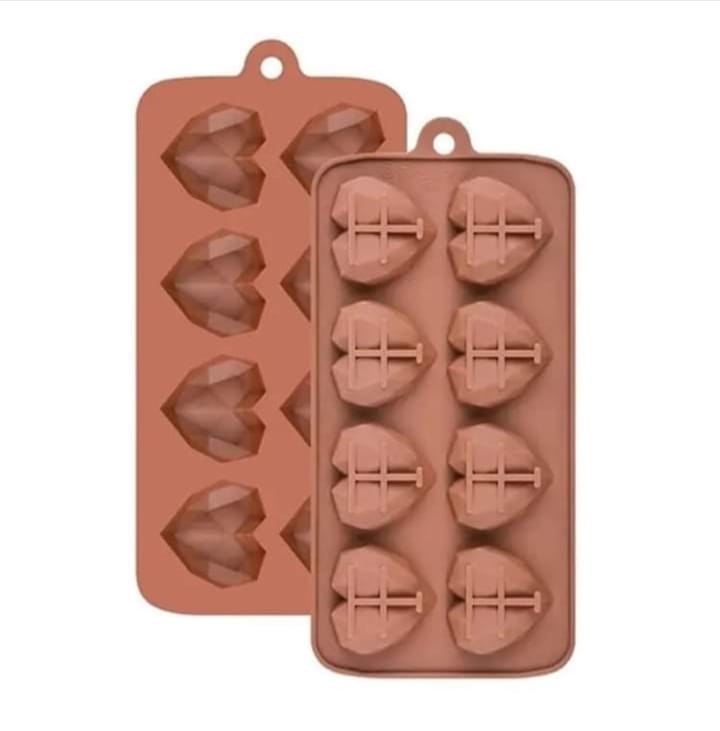8 Cavity Heart Pinata Silicone Mold
