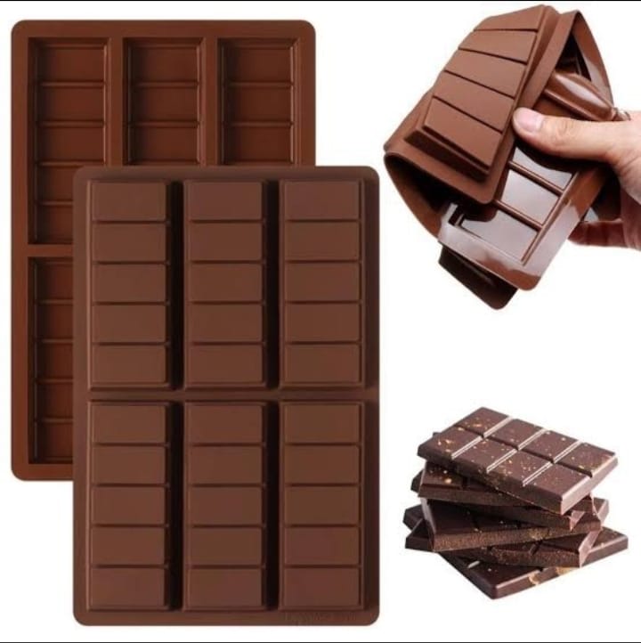 Rectangular 6 Cavities Kunafa Chocolate Mold