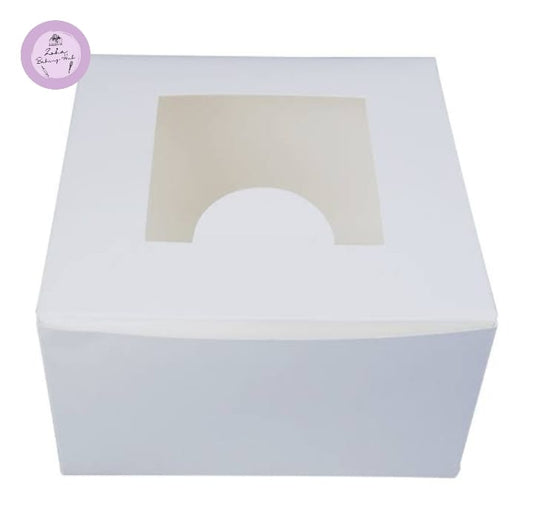 10"x 10"x 8" Window Cake Box