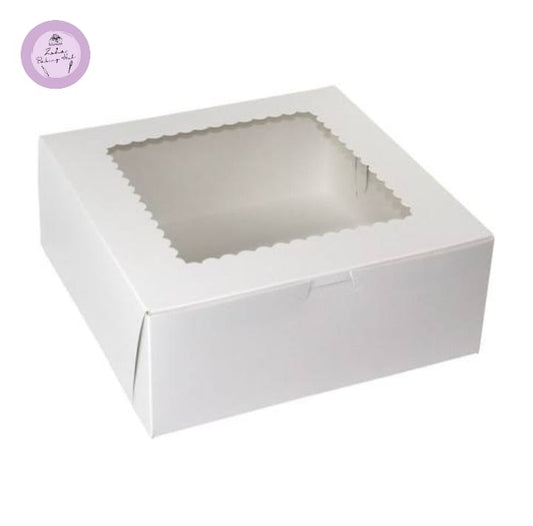 10"x 10"x 4' window Cake Box