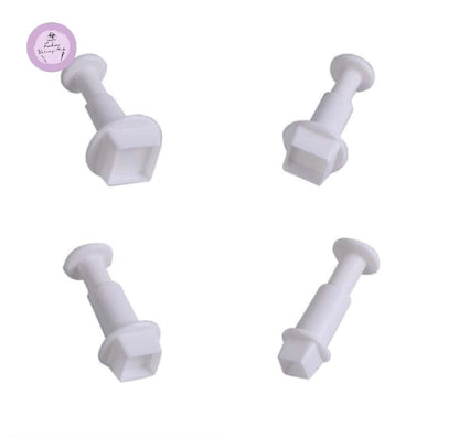 4pcs Square Plunger Cutter