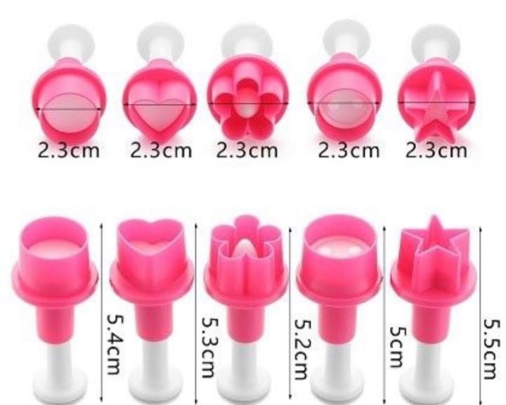 5pcs Multi Shapes Plunger Cutter