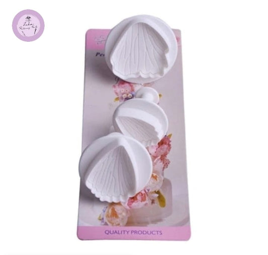 3pcs Peony Plunger Cutter