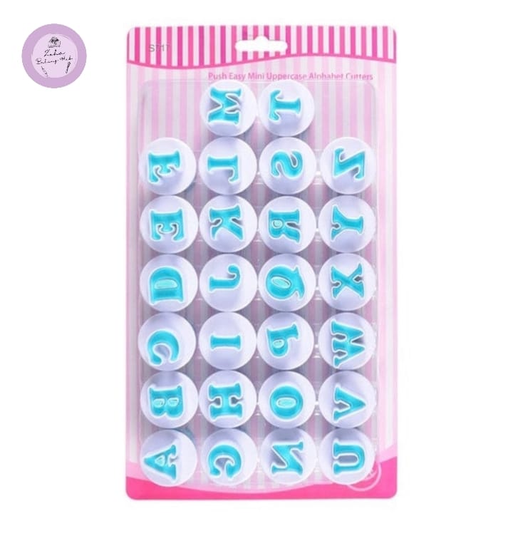 Uppercase Alphabet Plunger Cutter