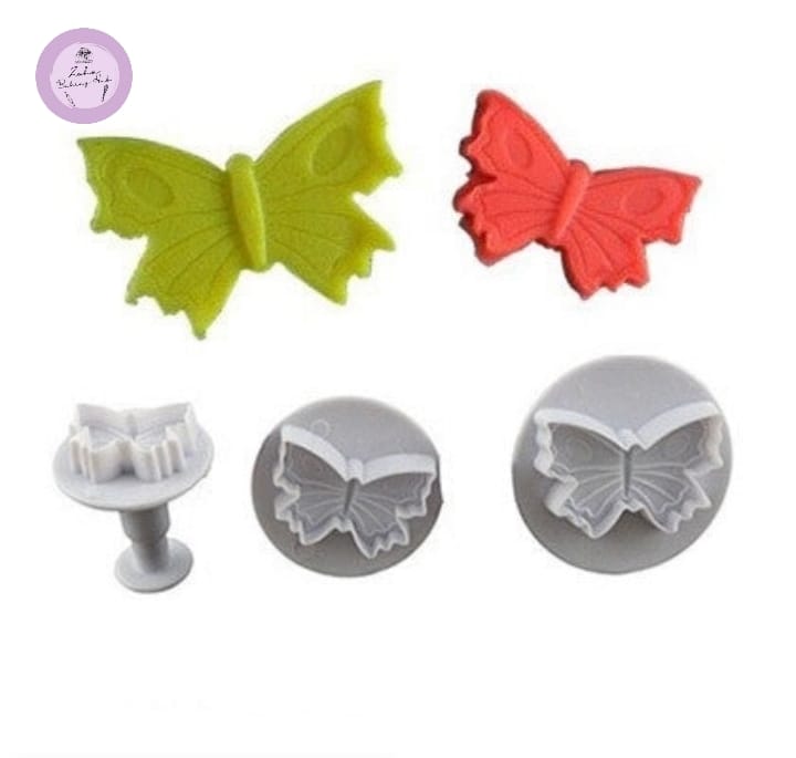 3pcs Butterfly Plunger Cutter