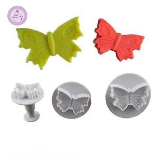 3pcs Butterfly Plunger Cutter