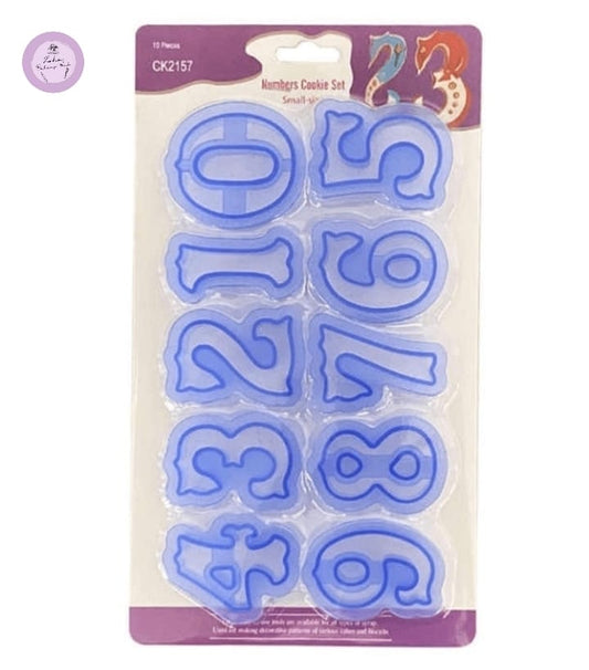 0-9 Number Fondant & Cookie Cutter