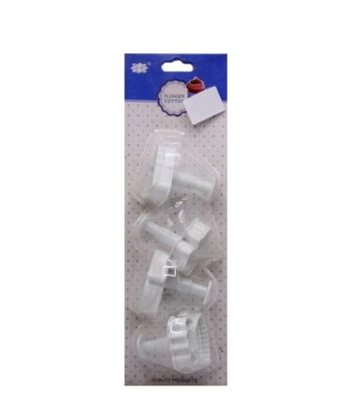 4pcs Lady Themed Plunger Cutter
