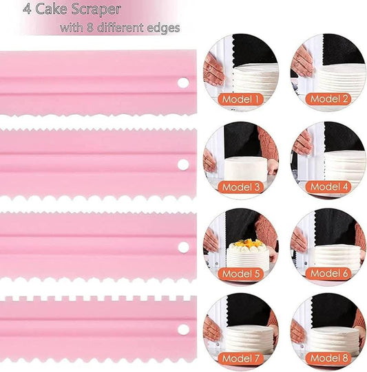 Cake Smoother 8 in 1 designs