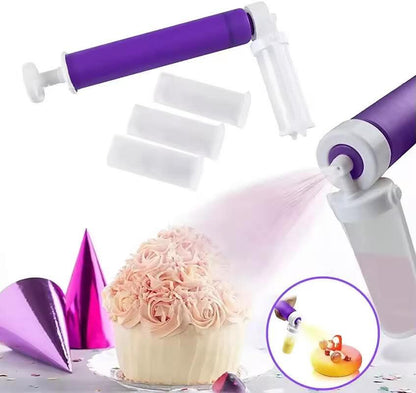 Manual Spray Gun For Cake Coloring Dust.