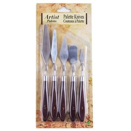 5pcs Palette Knife For Crafting Designs on Cake