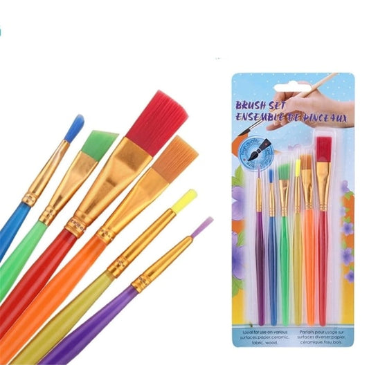 6pcs Paint Brushes For Artisan Pastries