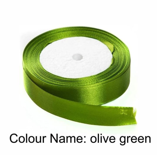 Olive Green Ribbon 1 Inch