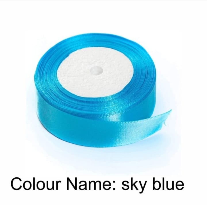 Sky Blue Ribbon 1 Inch