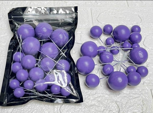 Royal Blue Faux Balls (Pack of 20)