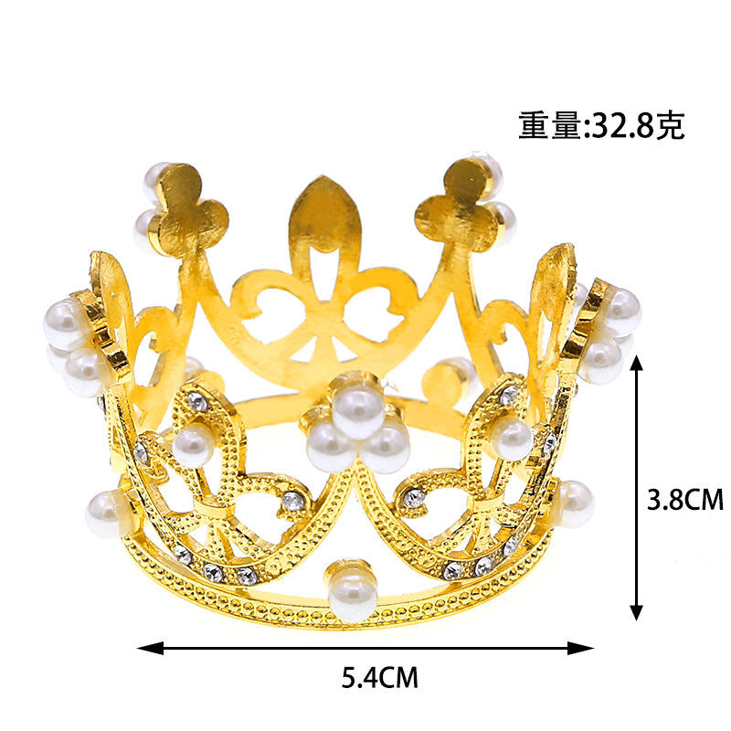 Mini Golden Crown Topper