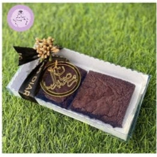 2 Brownies Transparent Lid Box