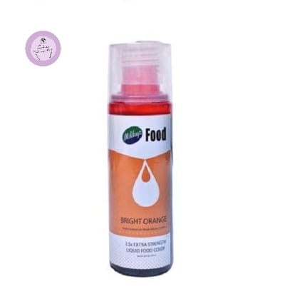 Milkyz Food Bright Orange Liquid Food Color 120ml