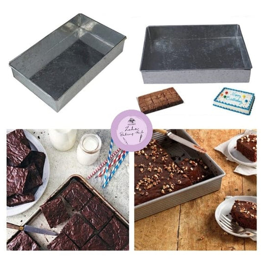 10x14 Inch Rectangular Brownie Tray