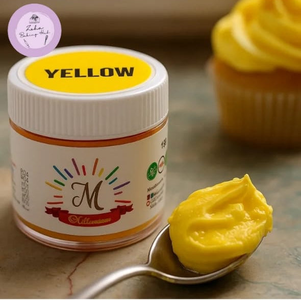 Millennium Yellow Powder Food Color – Zohabakinghub