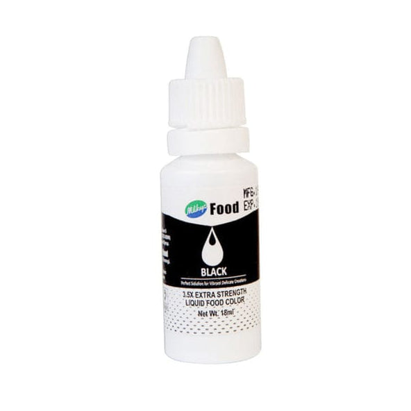 Milkyz Food Black Liquid Food Color 18ml
