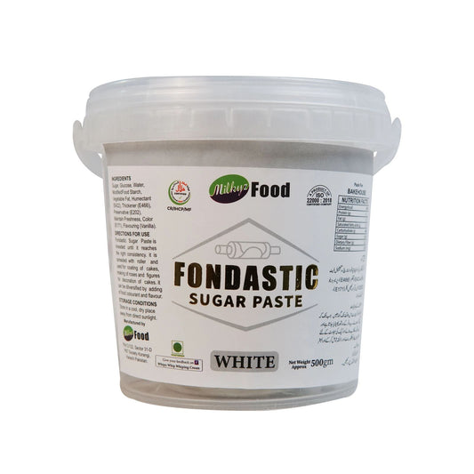 Milkyz Food White Fondant 500grm