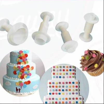 4pcs Round Plunger Cutter