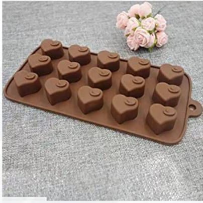 15 Cavity Heart Chocolate Mold