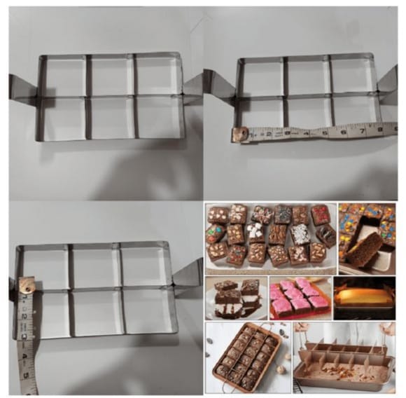 6pcs Brownie Cutter